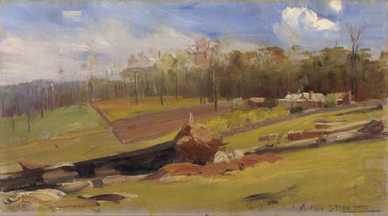 Arthur streeton Residence of J. Walker, Esq., Gembrook china oil painting image